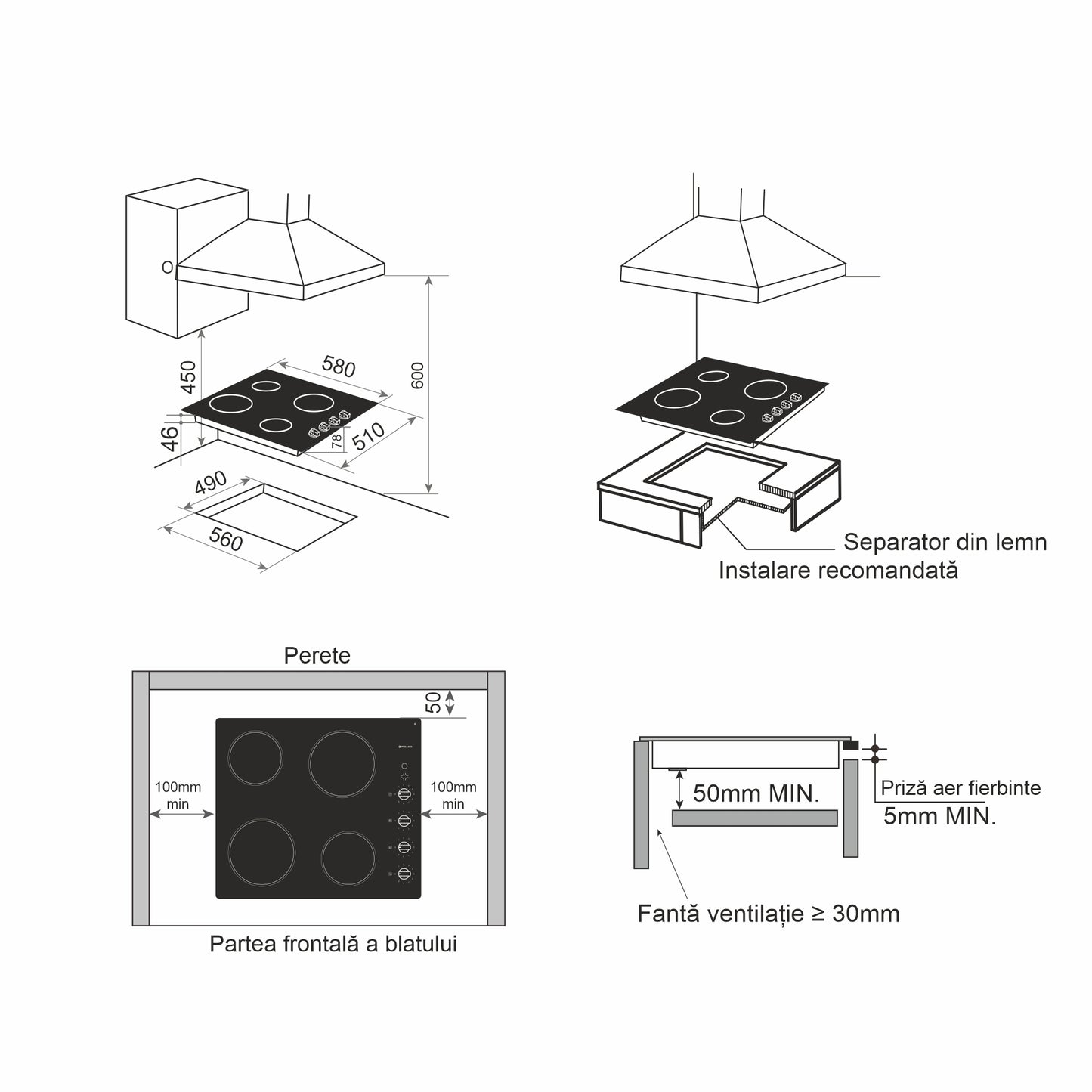Set Pyramis 24P Black