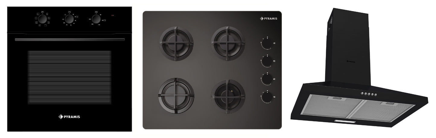 Set Pyramis 34P Black
