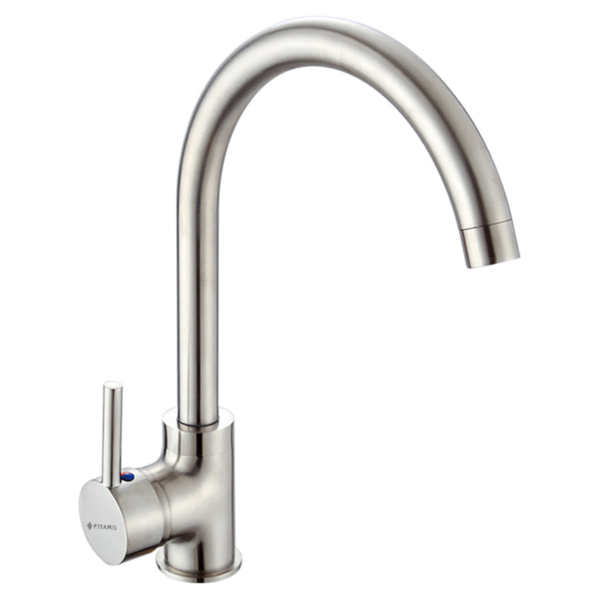 Set chiuveta inox INTL 2B LN si baterie BELLO crom