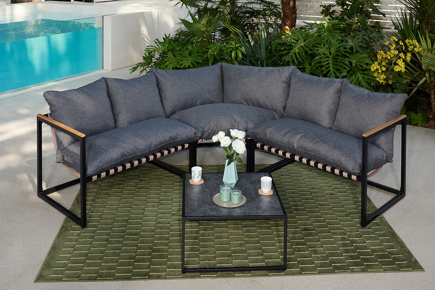 Colțar IBIZA cu măsuță de cafea - Main Image