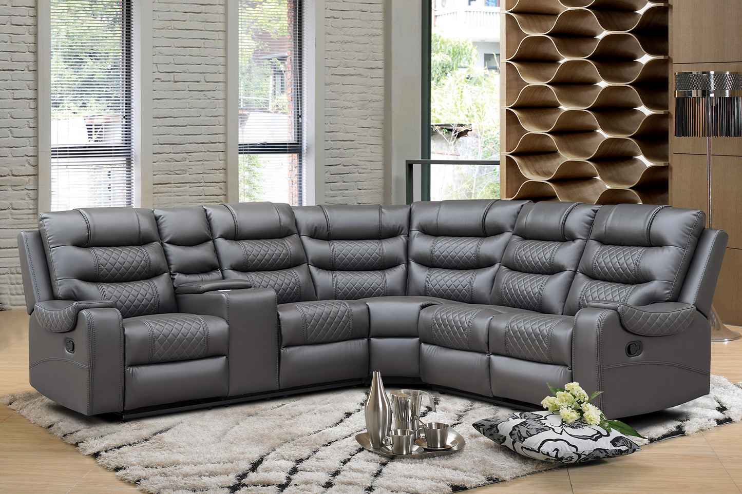 Colțar cu reclinere Luxura Maximus - Main Image