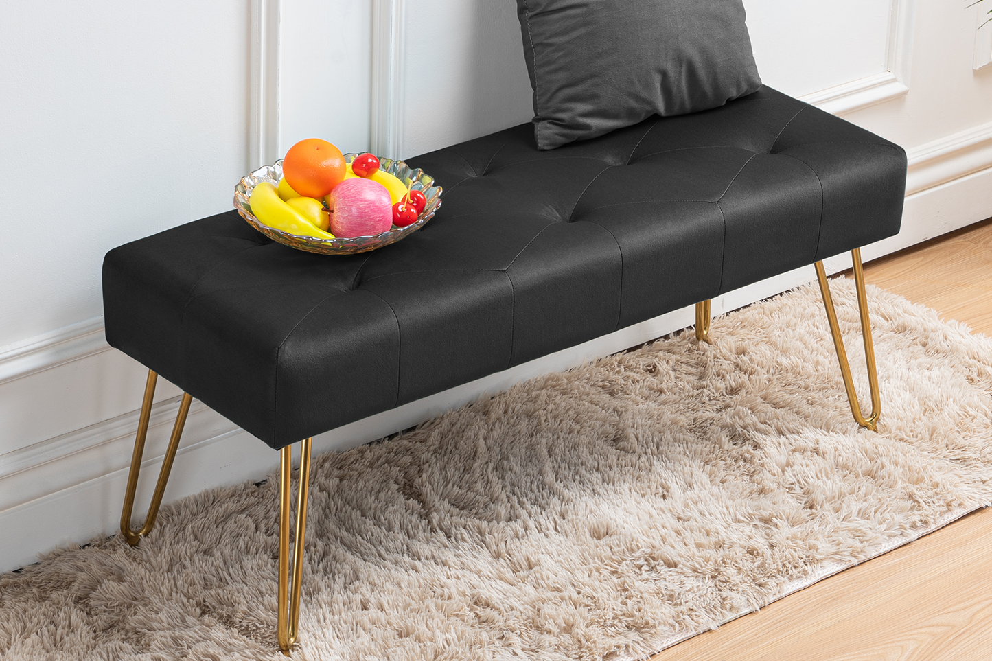 Băncuță Glamour velvet - Gallery Image 3