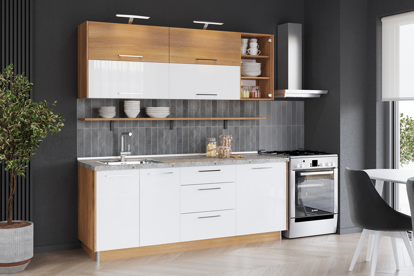 Kit Bucătărie Domino L204 - Gallery Image 2