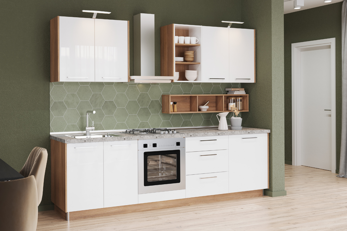 Kit bucătărie Domino L265 - Gallery Image 2