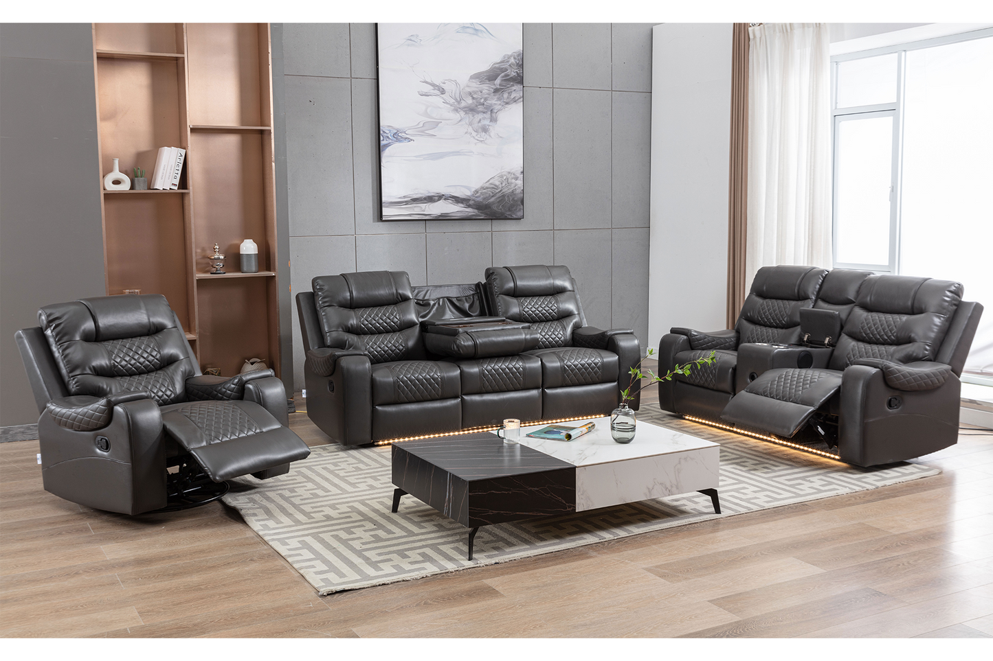 Canapele cu reclinere Luxura - Gallery Image 1