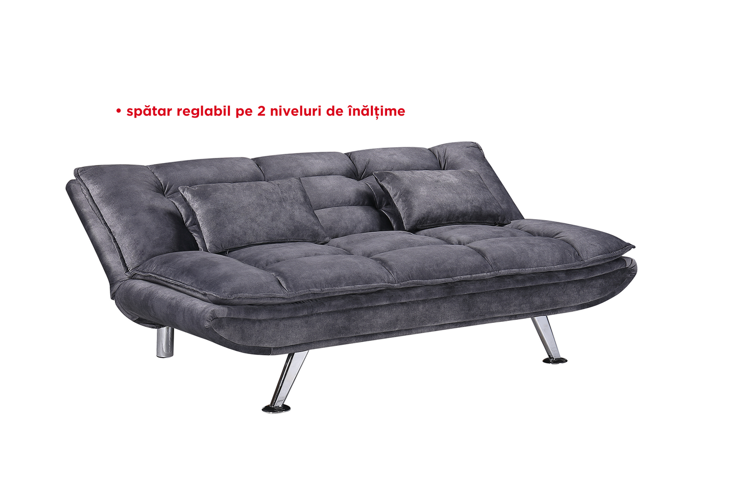 Canapea extensibilă Chic 2 locuri (rabatabilă, click-clack) - Gallery Image 3