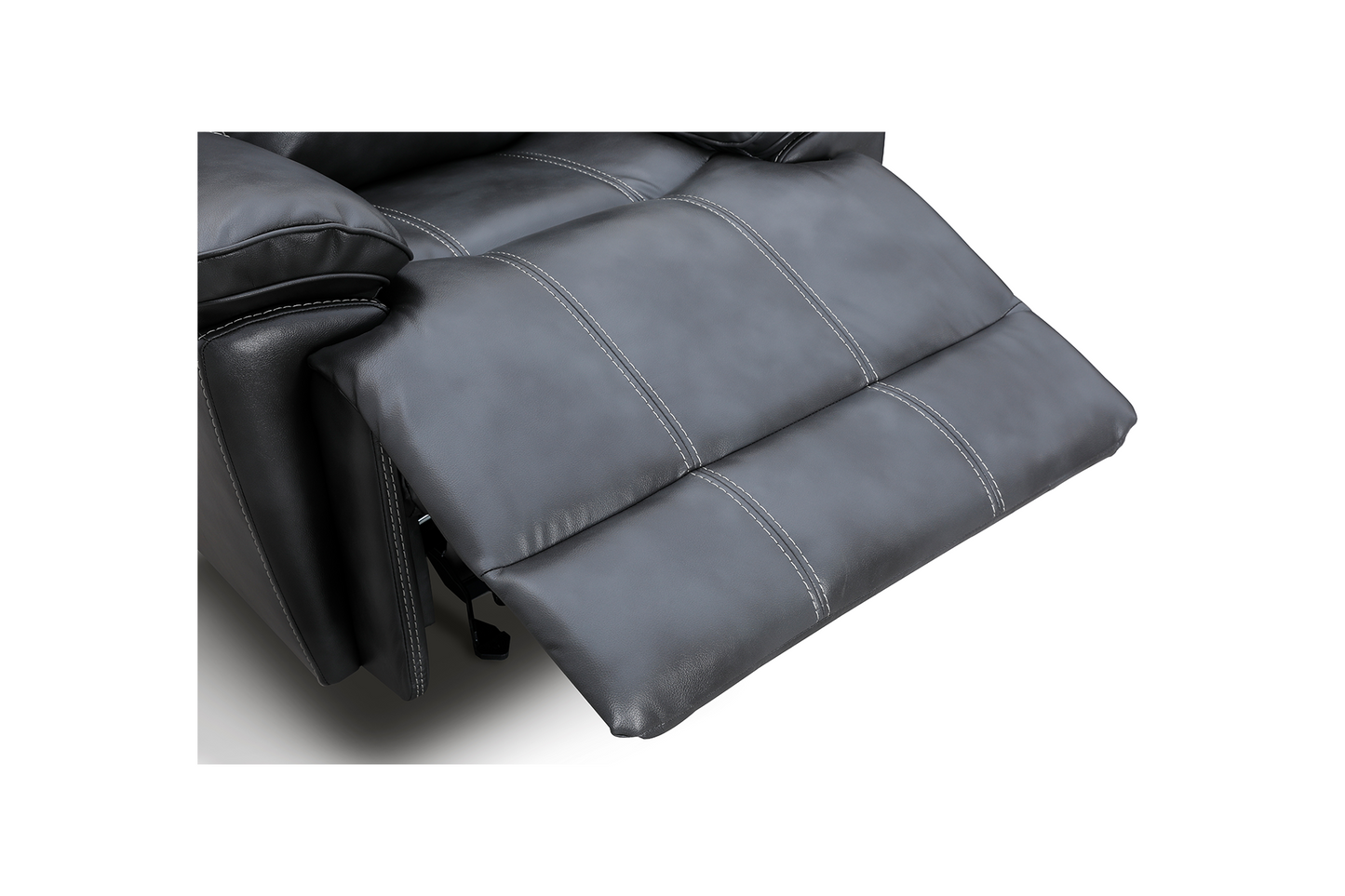 Canapea piele naturală Imperial 3 locuri cu 2 reclinere - Gallery Image 8