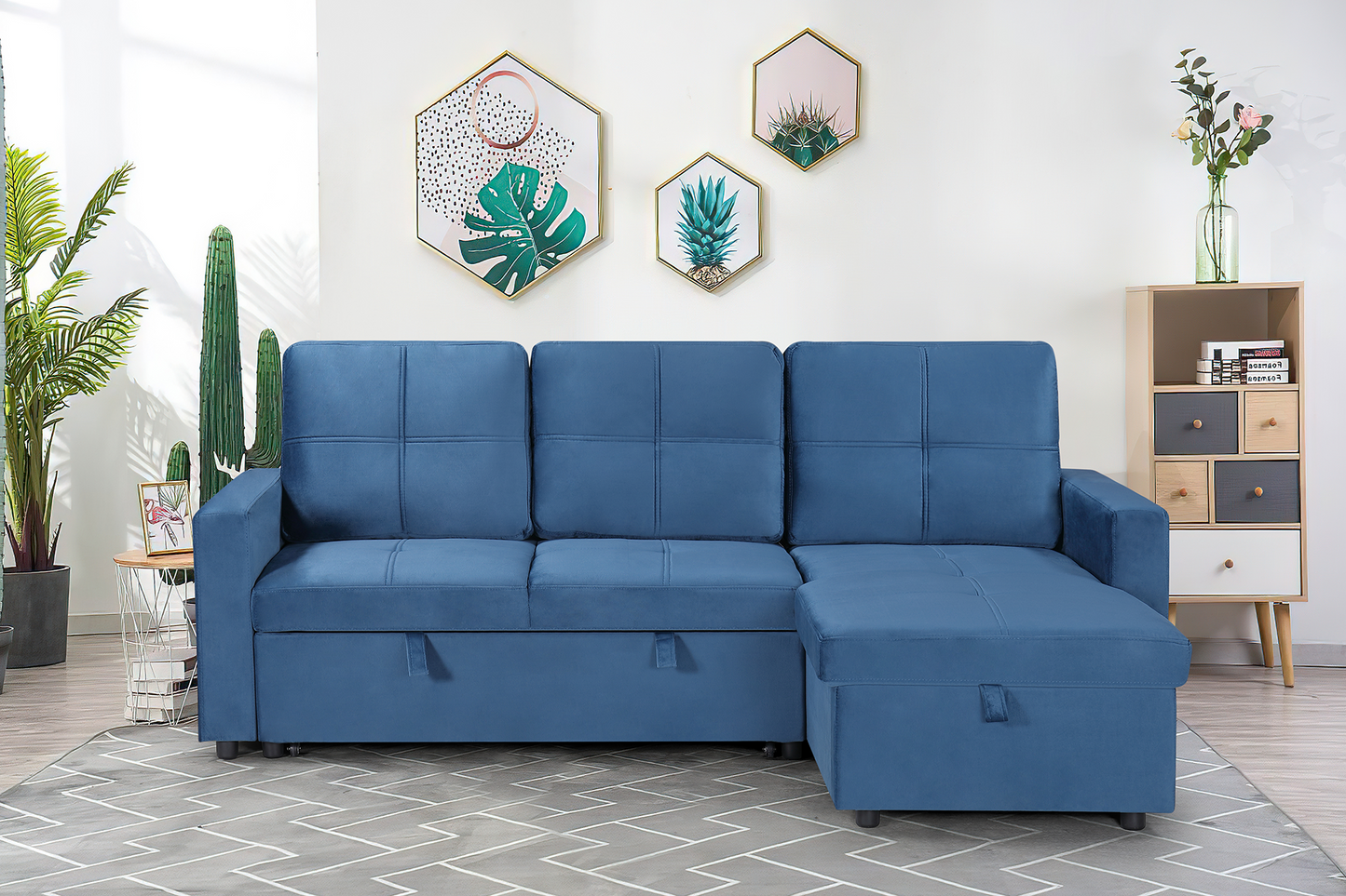 Colțar extensibil Porto cu ladă pentru depozitare - Main Image