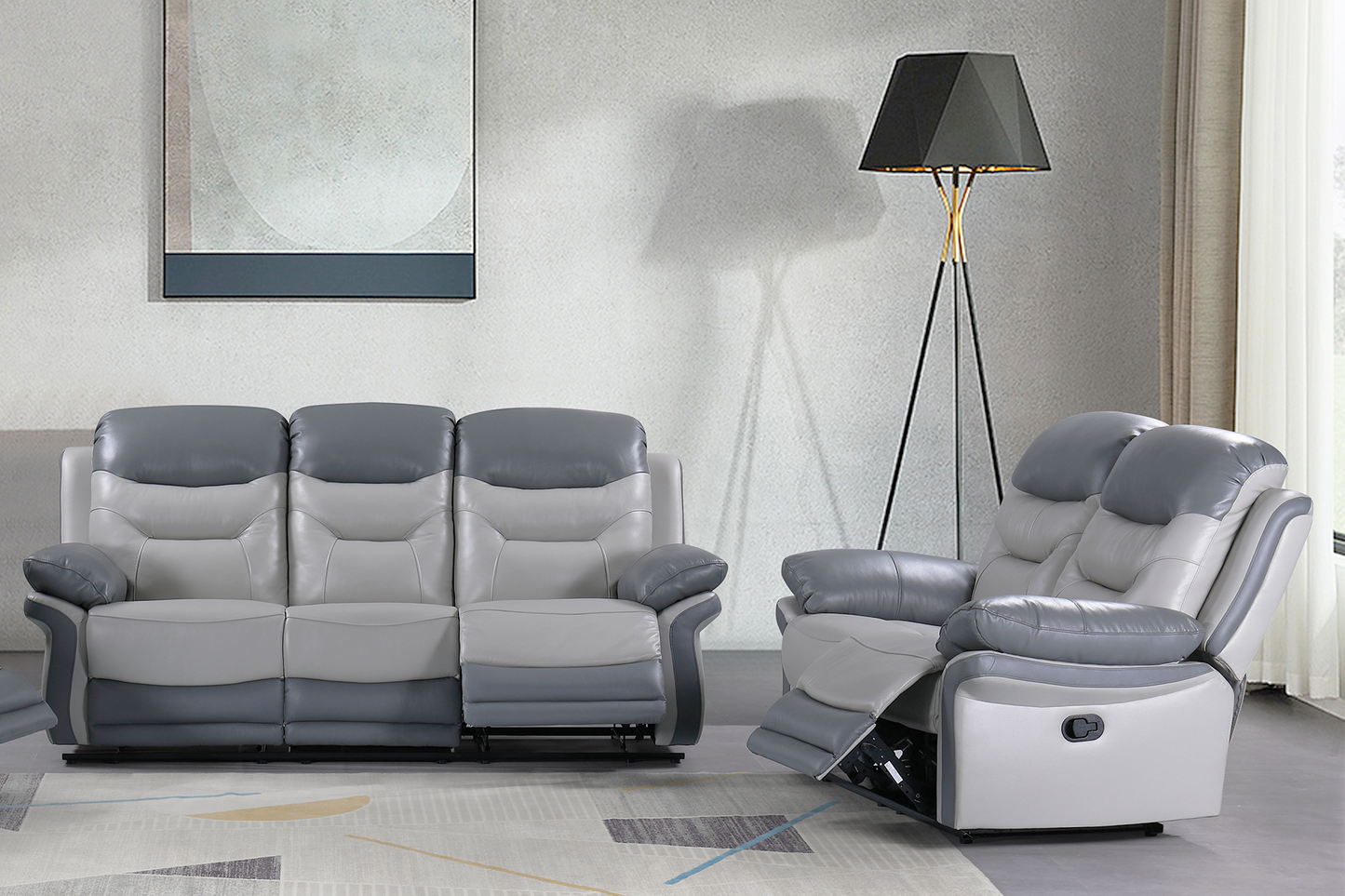 Canapea Macao 3 locuri cu 2 reclinere - Main Image