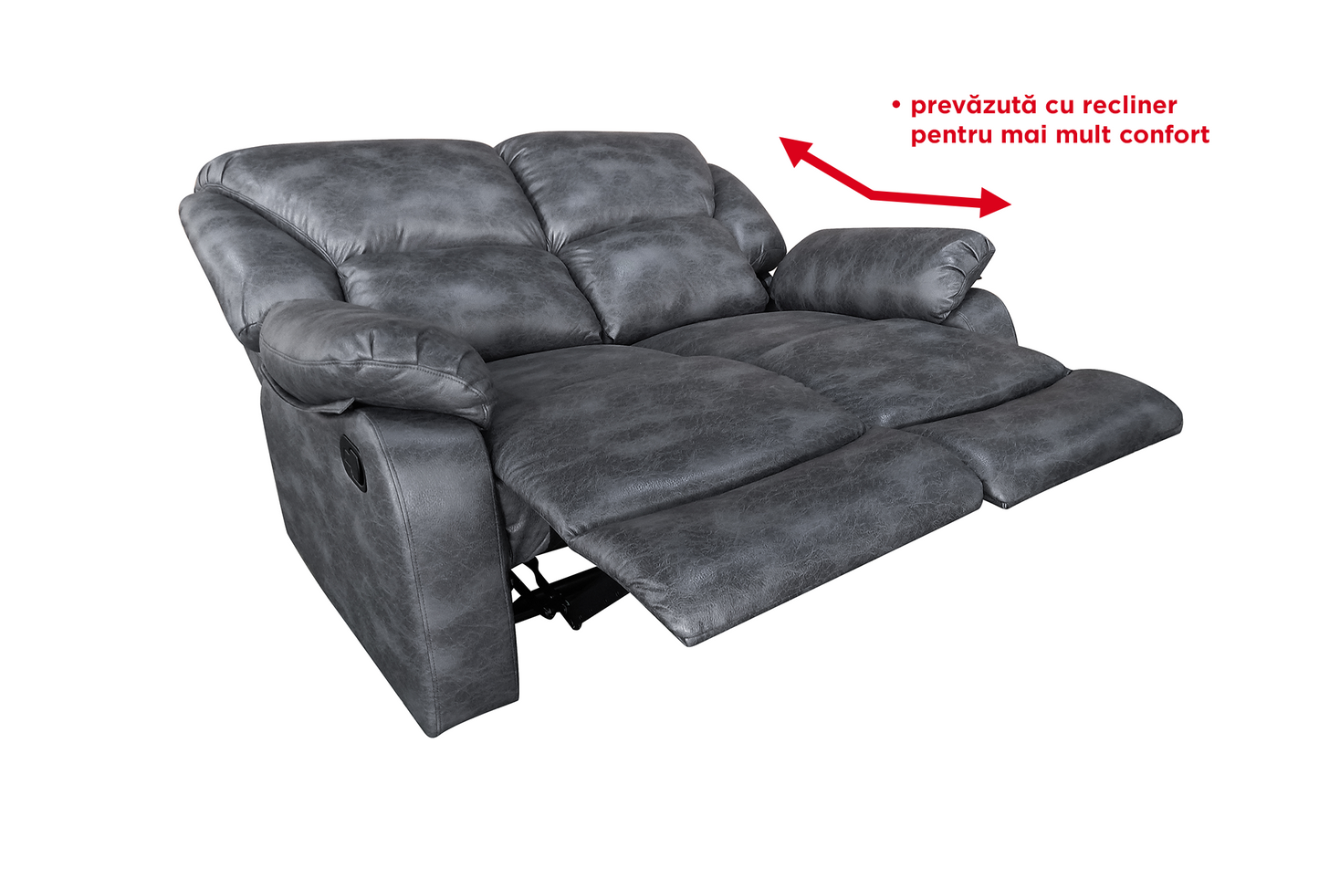 Canapea Barcelona 2 locuri cu 2 reclinere - Gallery Image 2