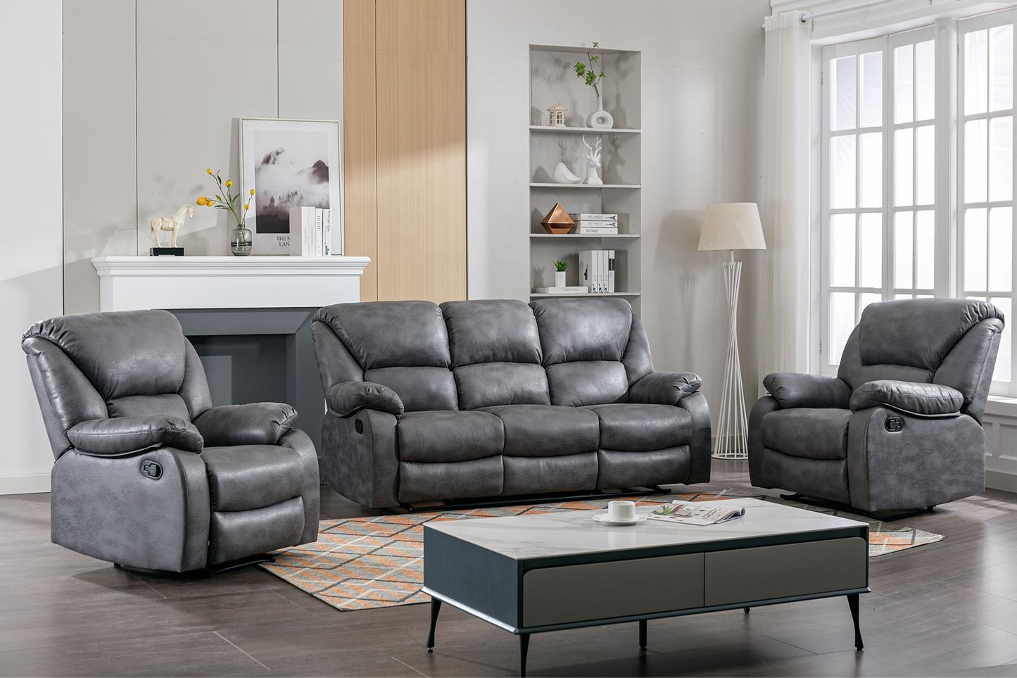 Fotoliu Barcelona cu recliner - Gallery Image 2