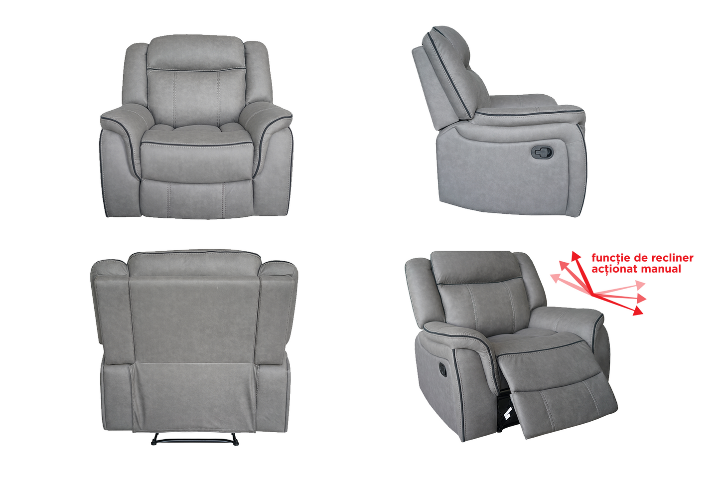 Canapele cu reclinere Dover - Gallery Image 2