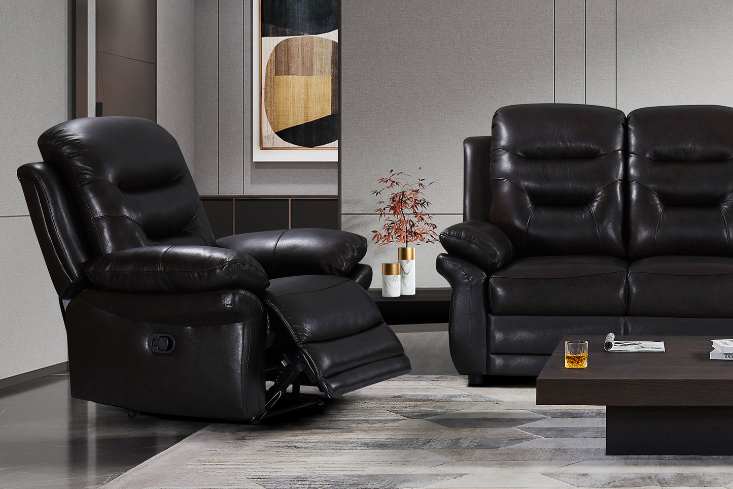 Fotoliu cu recliner Macao (balansoar, rotativ) - Gallery Image 1