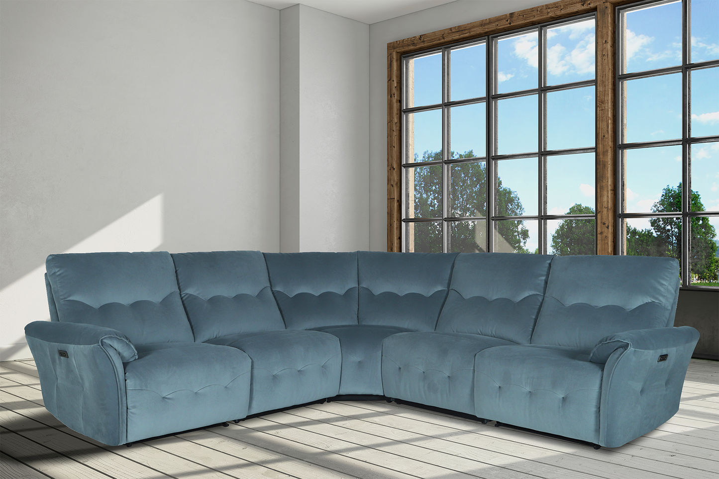 Colțar cu reclinere electrice Grandeur - Main Image