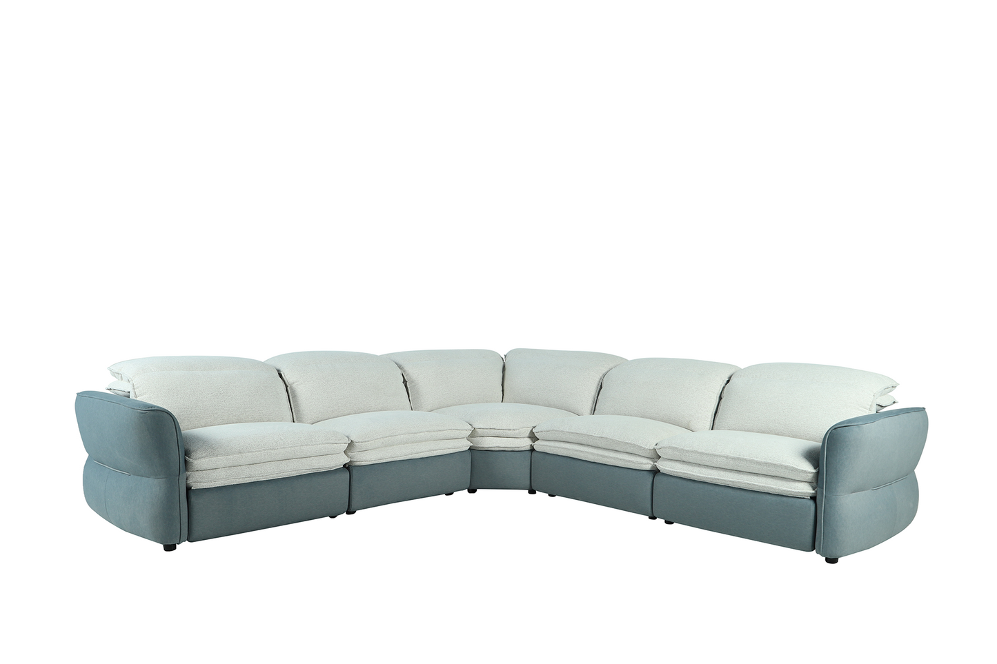 Colțar cu reclinere electrice Metropolis - Gallery Image 4