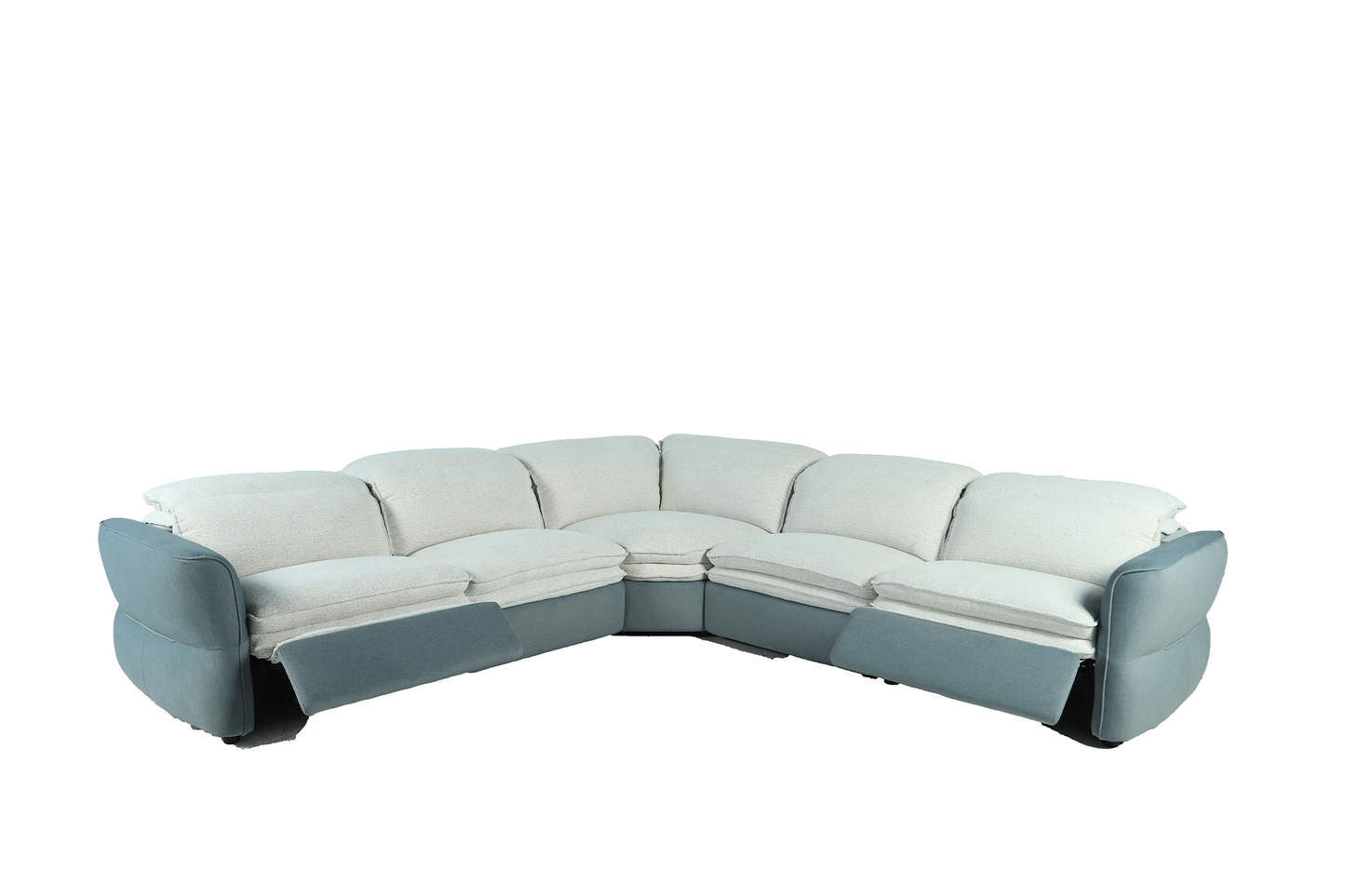 Colțar cu reclinere electrice Metropolis - Gallery Image 5