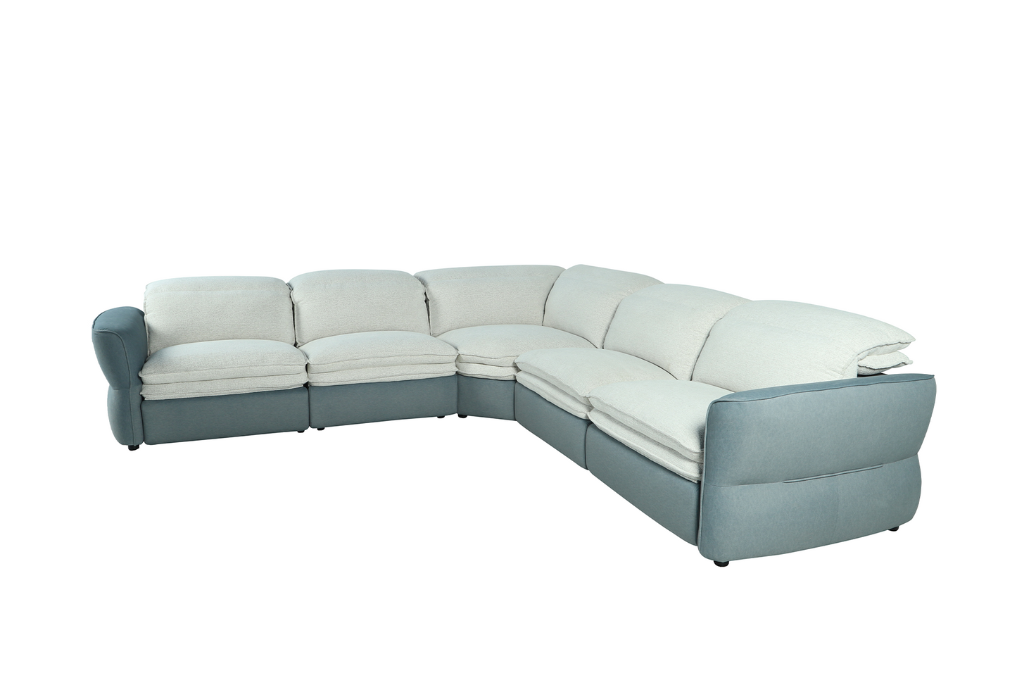 Colțar cu reclinere electrice Metropolis - Gallery Image 3