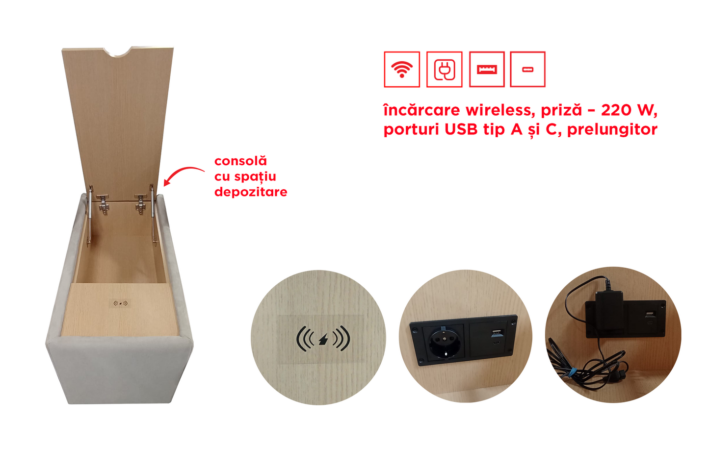 Colțar cu reclinere electrice Prestige Maximus - Gallery Image 2