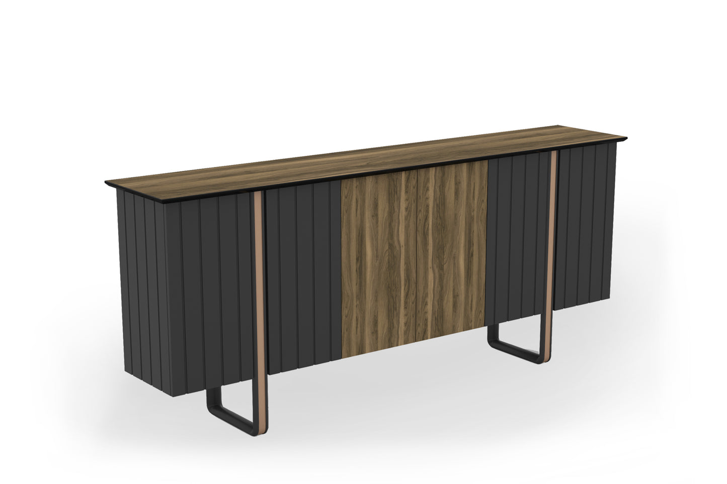 Comodă birou L240 cu uși Efor - Gallery Image 1