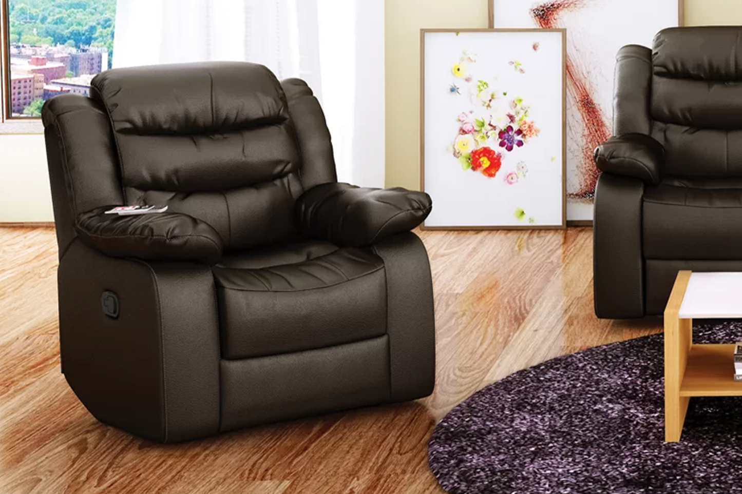 Fotoliu Borgia cu recliner (balansoar, rotativ) - Gallery Image 1