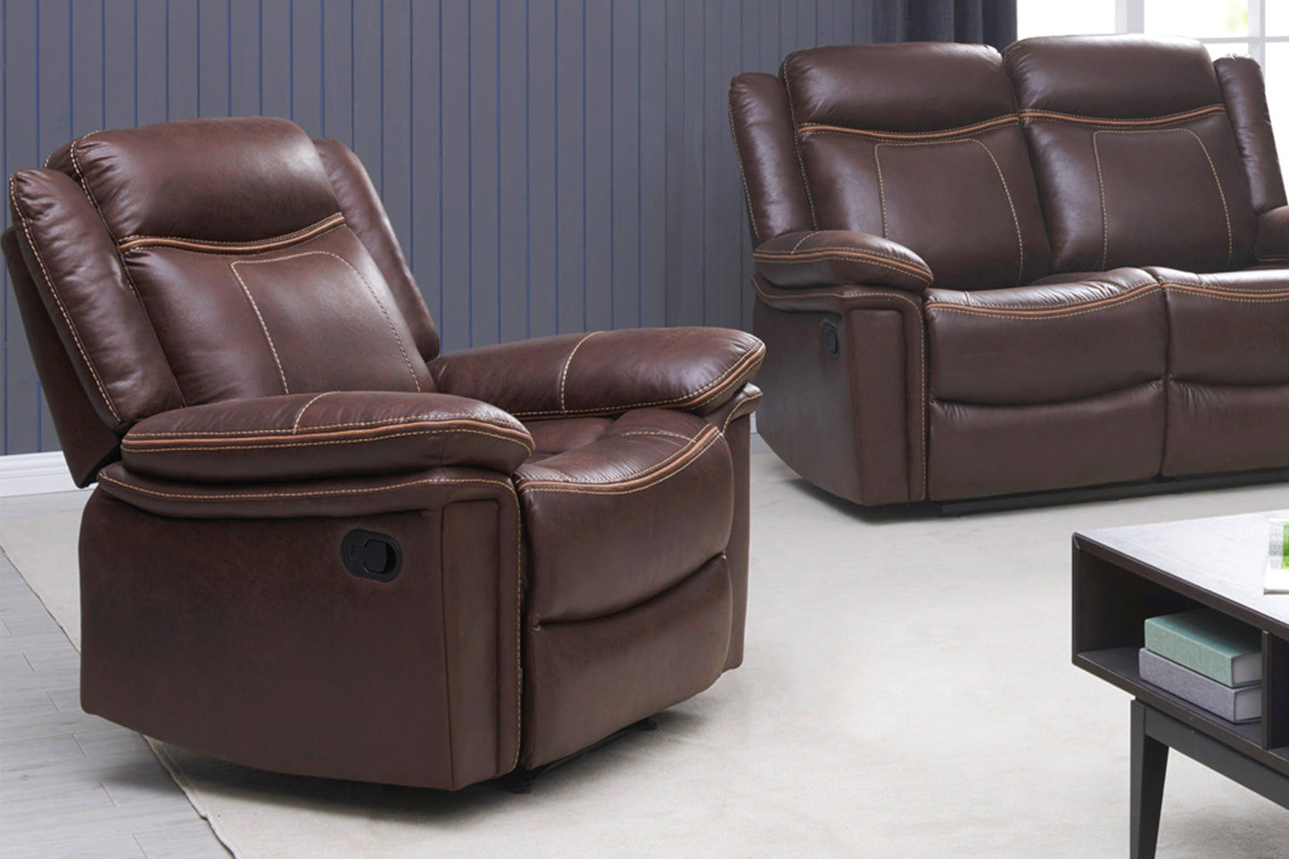 Fotoliu Boston cu recliner - Gallery Image 1