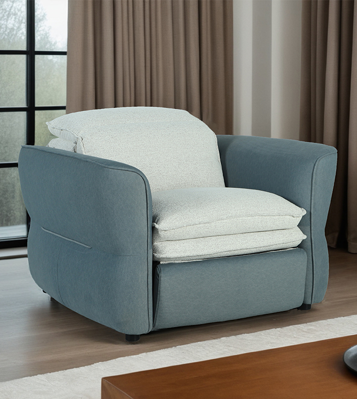 Fotoliu cu recliner și tetieră electrice Metropolis - Main Image