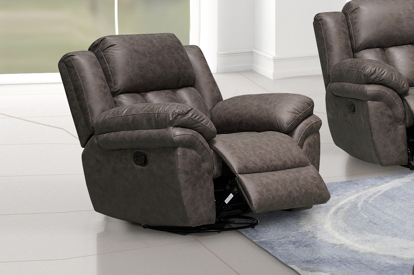 Fotoliu cu recliner Noblesse (balansoar, rotativ) - Gallery Image 1