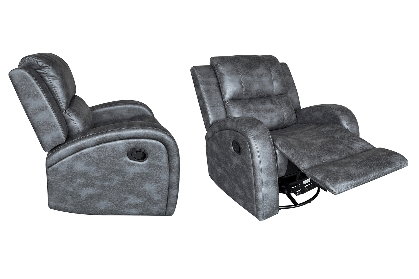 Fotoliu cu recliner Toronto Grey (balansoar, rotativ) - Gallery Image 2