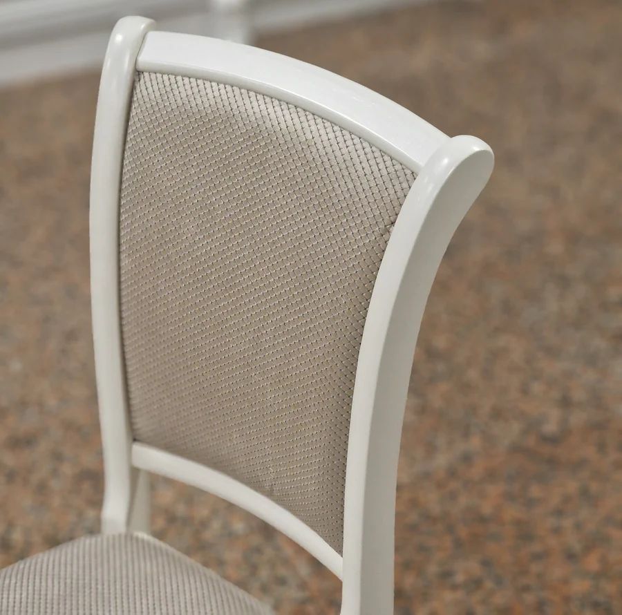 Scaun Milano, cadru lemn, ivory