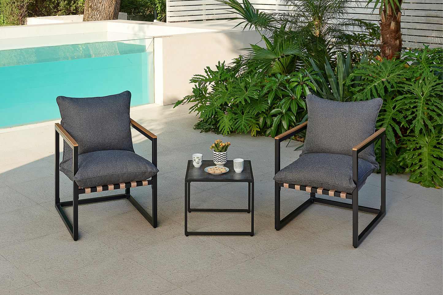 Set mobilier grădină/terasă IBIZA 3 piese - Main Image