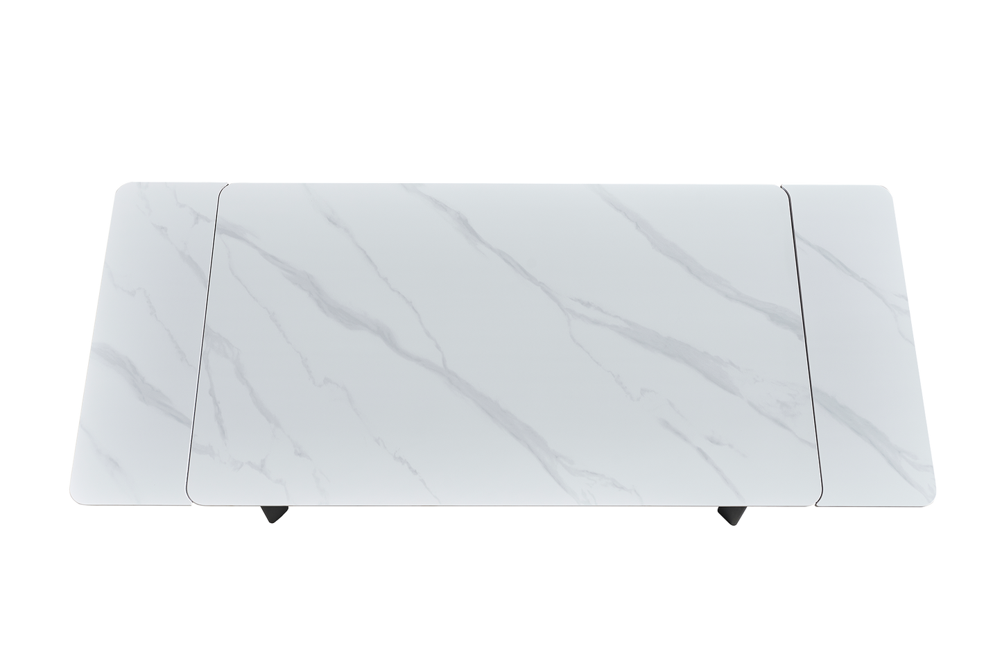 Masă extensibilă Manhattan white ceramic - Gallery Image 3