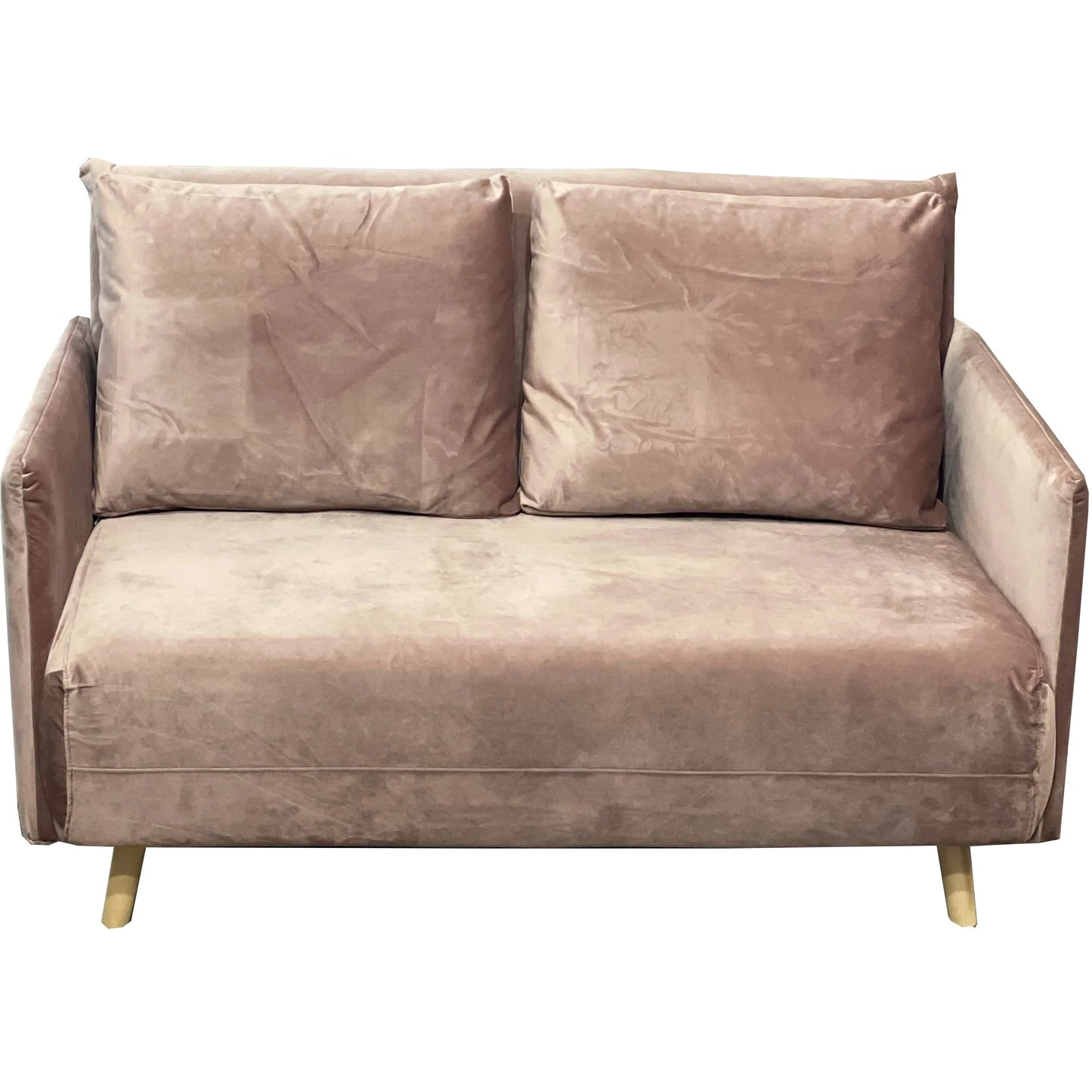 Canapea extensibila 2 locuri Milagro, catifea gri