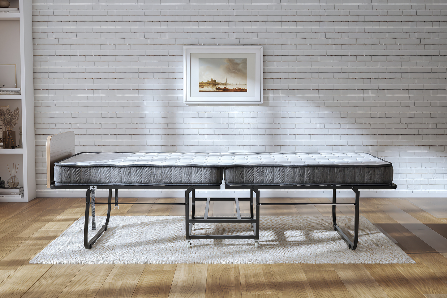 Pat pliabil Alfa cu saltea inclusă - Gallery Image 5