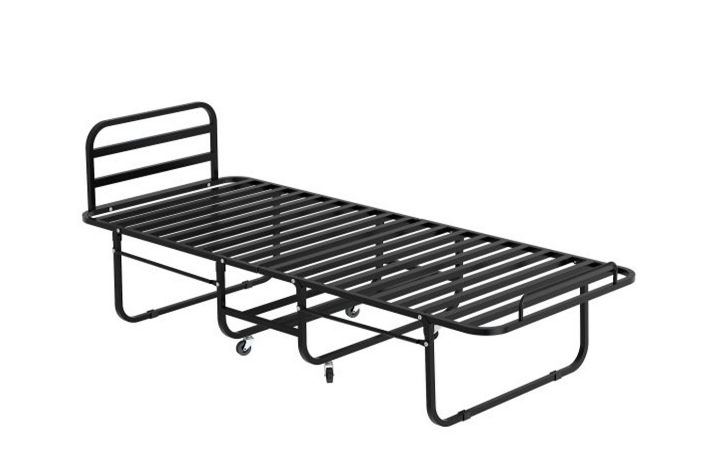 Pat pliabil Alfa cu saltea inclusă - Gallery Image 7