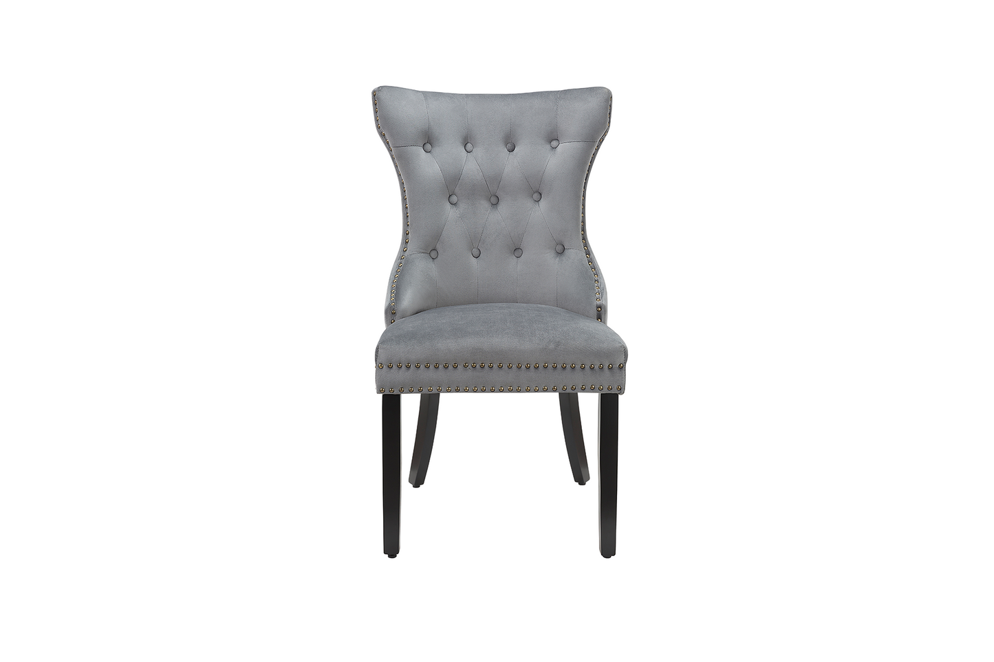 Scaun Prestige Grey Velvet - Gallery Image 1