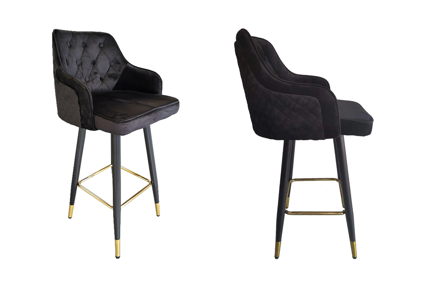 Scaun de bar Classy Gold - Gallery Image 1