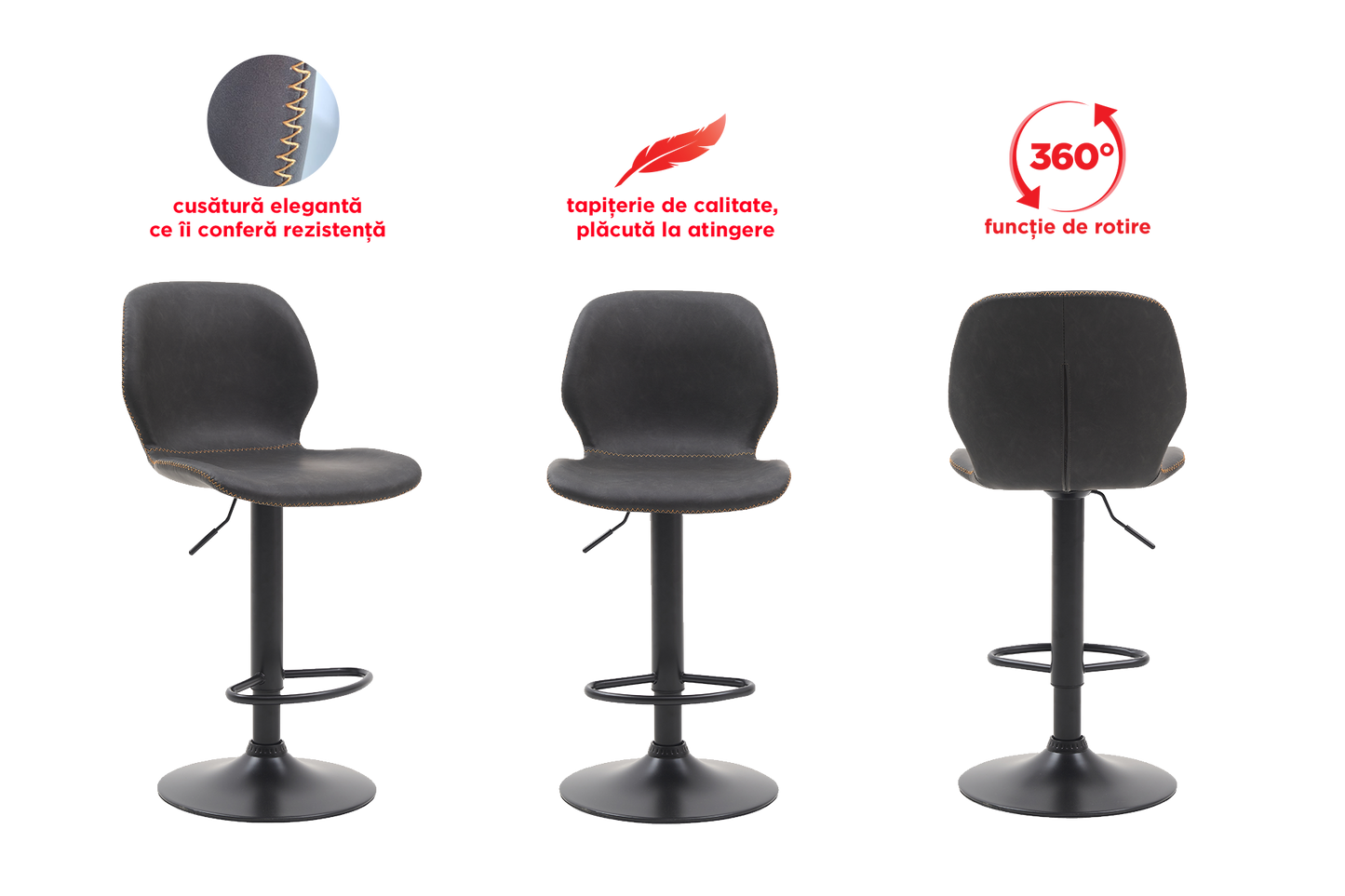 Scaun de bar Next - Gallery Image 2