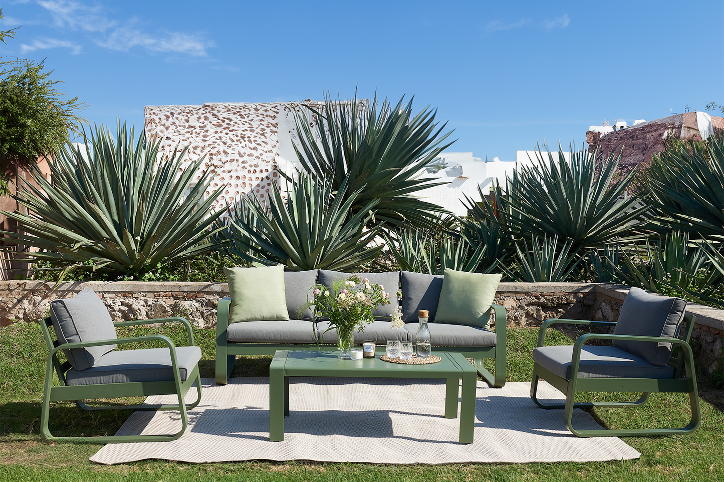 Set mobilier de lux pentru terasă MALIBU 4 piese - Main Image