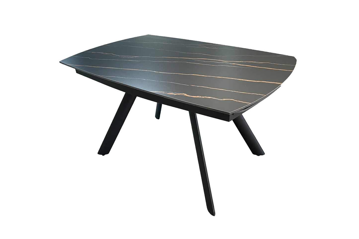 Masă extensibilă Shape black ceramic - Gallery Image 1