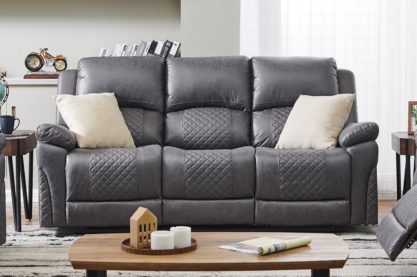 Set 3+2+1 canapele Toledo cu reclinere - Gallery Image 3