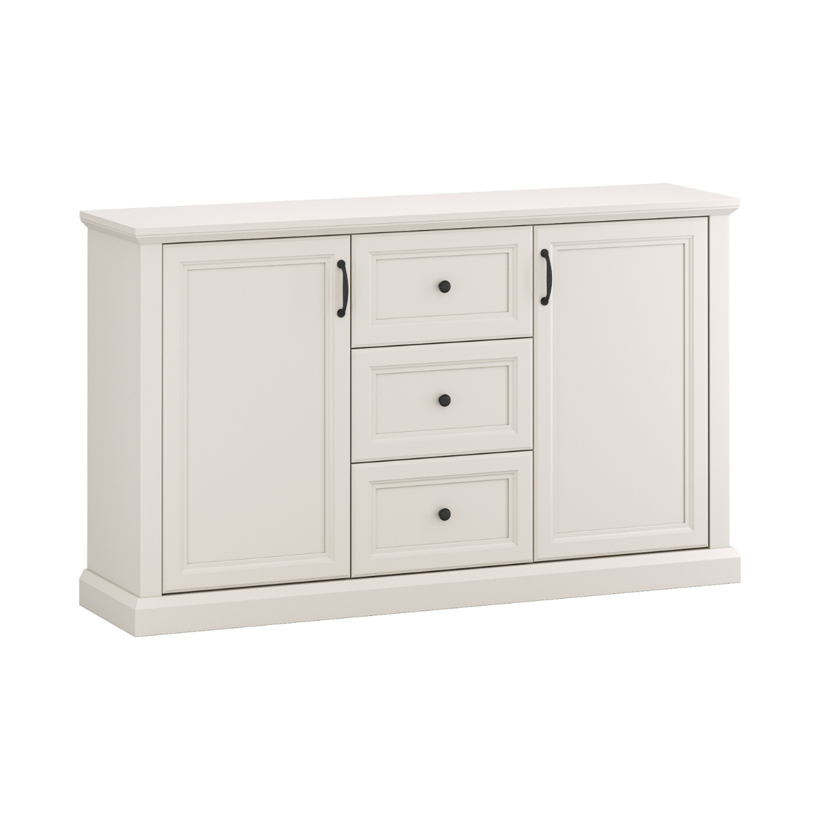 VERONA Comoda 2D3S (2 usi, 3 sertare), casmir, 150 x 38 x 90 cm