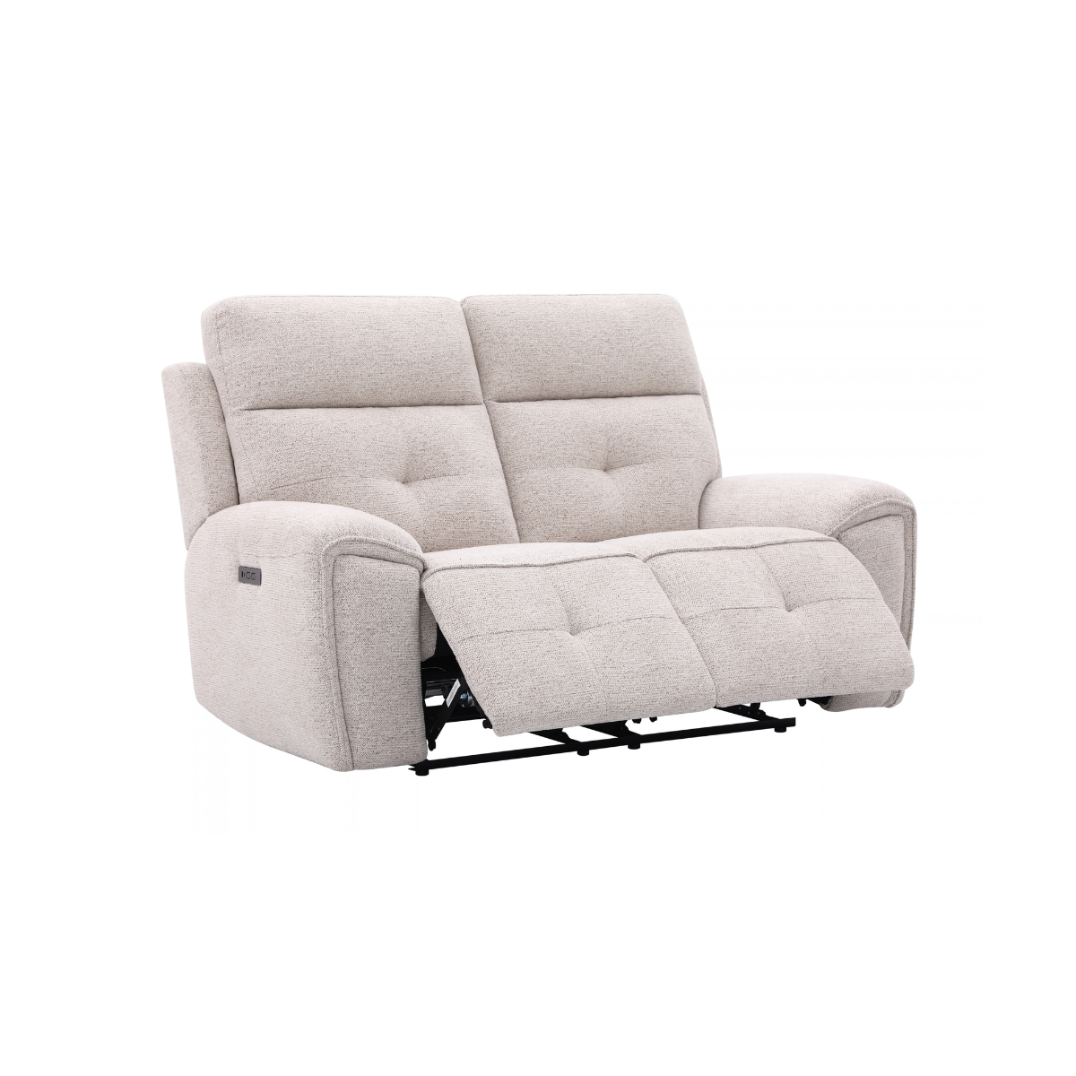 Set 2 canapele si 1 fotoliu 7316B cu recliner electric si functie USB, bej