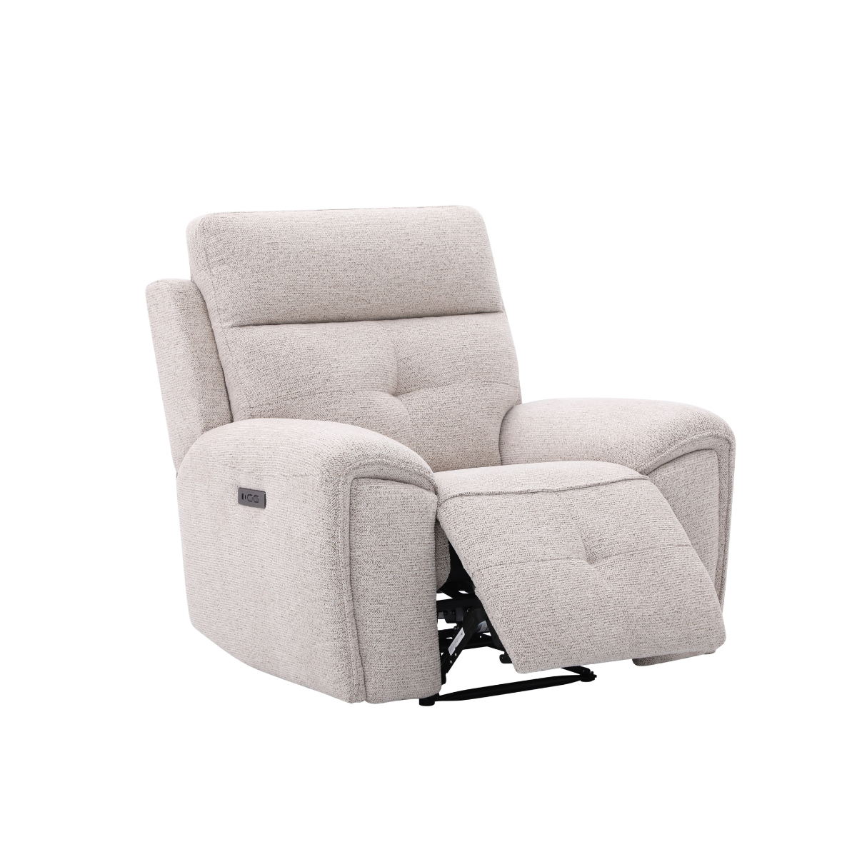 Set 2 canapele si 1 fotoliu 7316B cu recliner electric si functie USB, bej