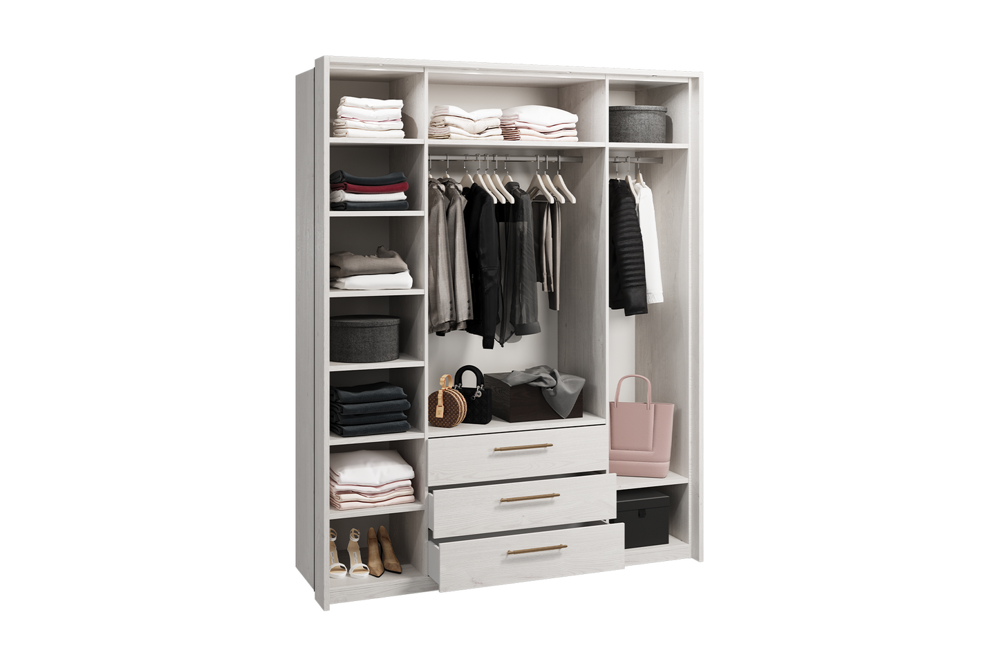 Șifonier 4 uși cu sertare L188 - Gallery Image 2