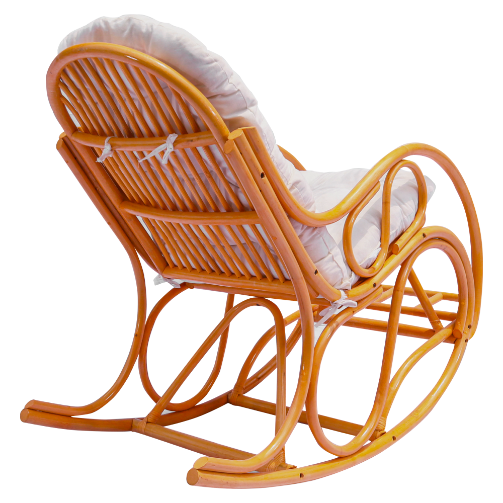 Scaun balansoar, de miere/bej, AGATON