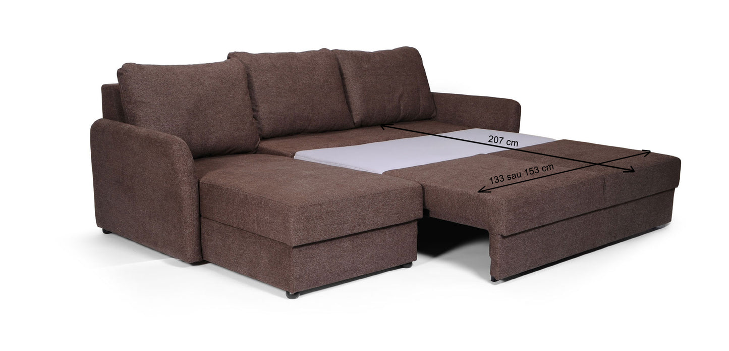 Colțar mic AMY, extensibil L227