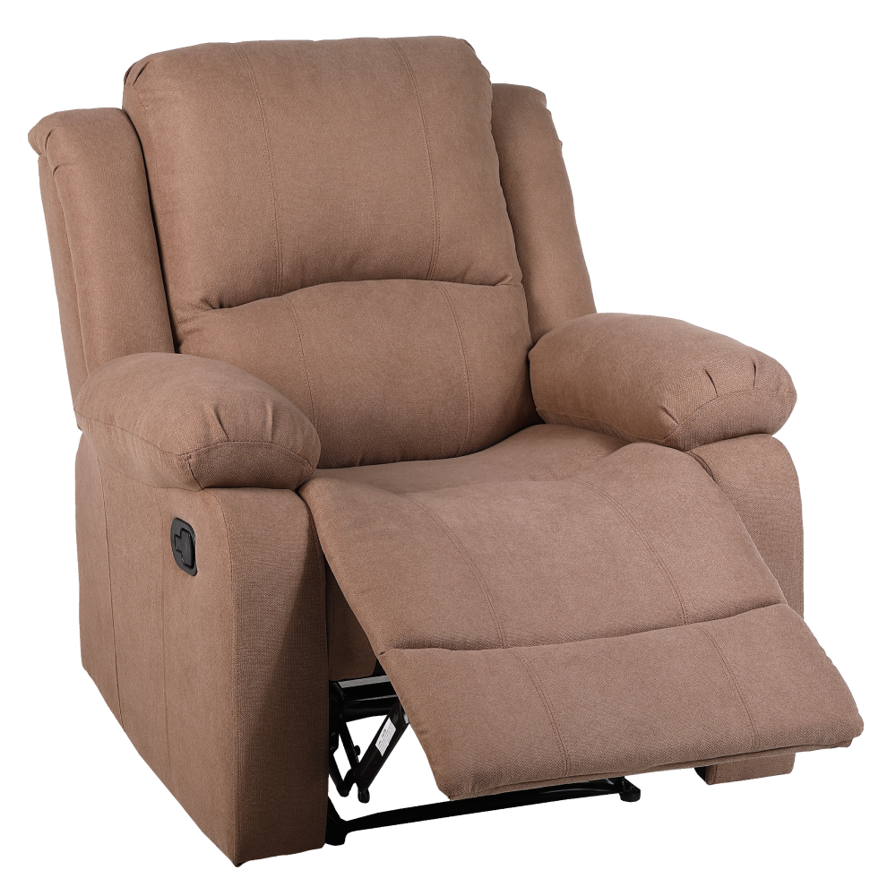 Fotoliu relaxant reglabil, material maro, ASKOY NEW