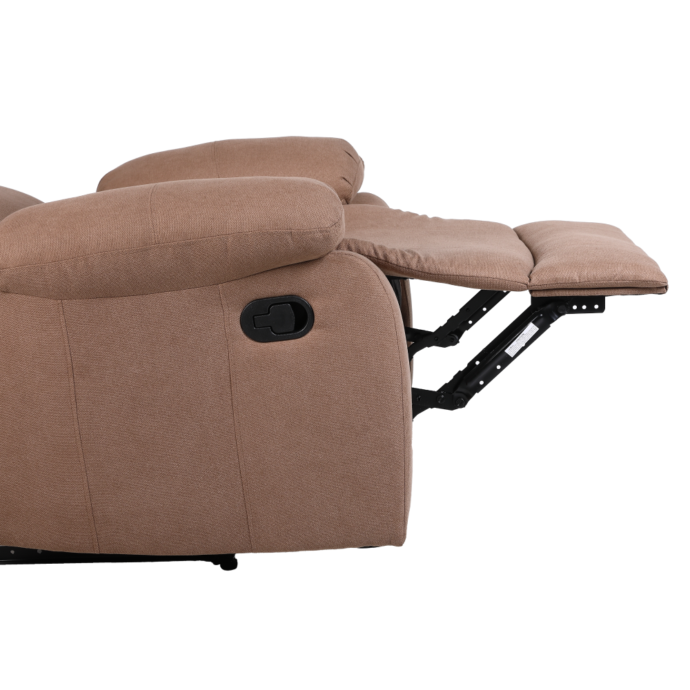 Fotoliu relaxant reglabil, material maro, ASKOY NEW