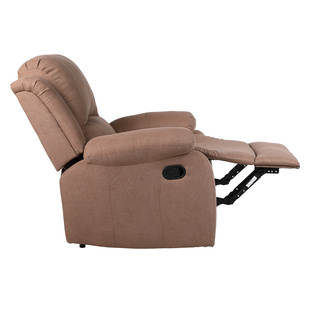 Fotoliu relaxant reglabil, material maro, ASKOY NEW