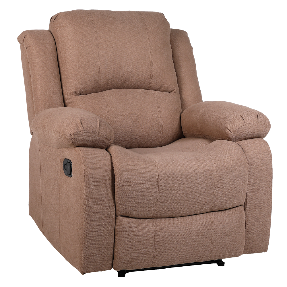 Fotoliu relaxant reglabil, material maro, ASKOY NEW